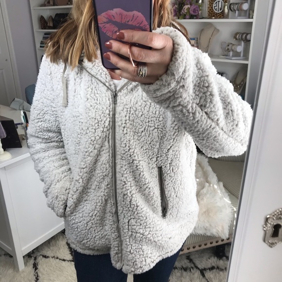 thread and supply fuzzy jacket